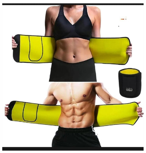 Slimming Belt Hot Shaper Sweat Slim Belt Fat Cutter & Fat Burner Hot Shaper Hot Belt Free Size for Men & Women