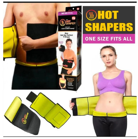 Slimming Belt Hot Shaper Sweat Slim Belt Fat Cutter & Fat Burner Hot Shaper Hot Belt Free Size for Men & Women