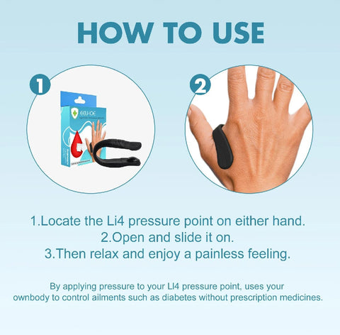 Acupressure Clip for Diabetes – Natural Relief, Easy Use & Drug-Free Therapy!