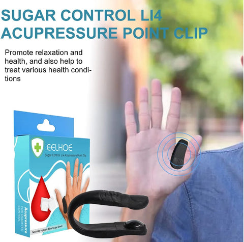 Acupressure Clip for Diabetes – Natural Relief, Easy Use & Drug-Free Therapy!